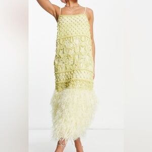 ISO - ASOS pearl embellished dress size 0